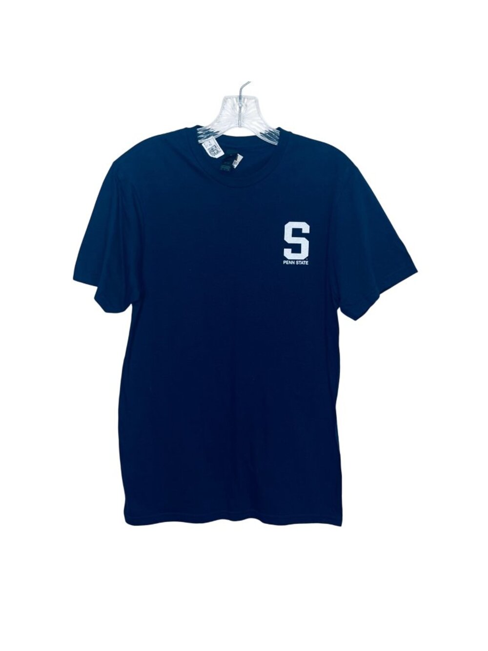 Penn State Tshirt Mens Small Blue Gildan Softstyle Short Sleeves Fanwear